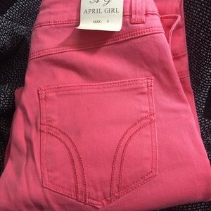 COPY - Women’s Salmon color stretch skinny jean